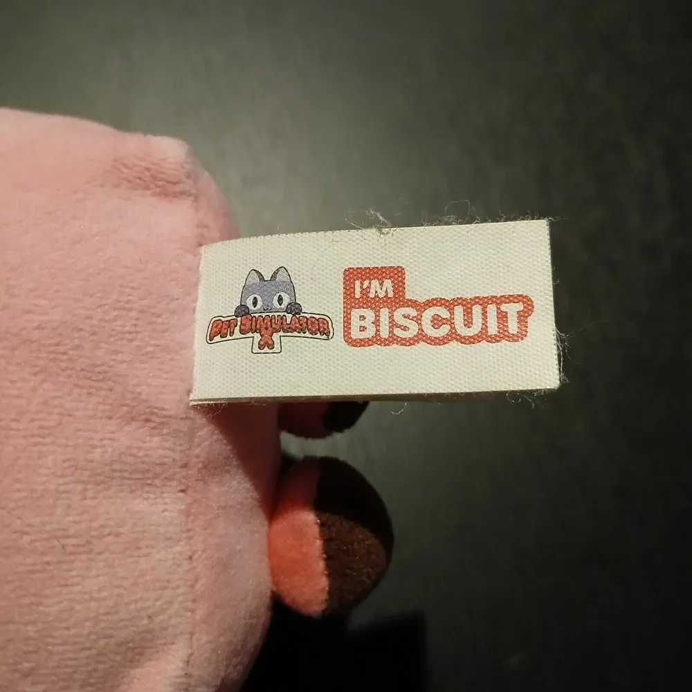 Pet Simulator‎ X Mystery Treasure Plush Toy Pink Pig I'm Biscuit 5